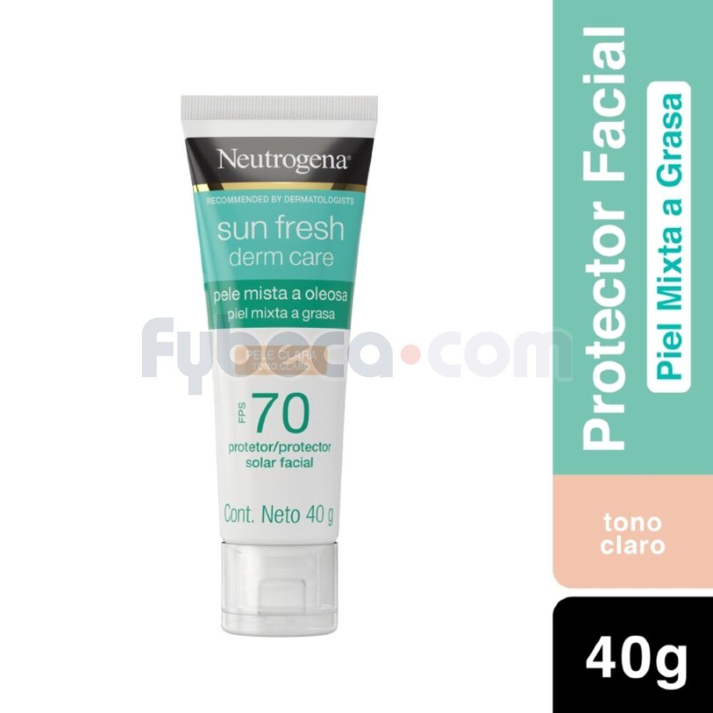 Protector-Solar-Facial-Tono-Claro-Neutrogena-Sun-fresh-Derm-Care-FPS70-40g-imagen-1