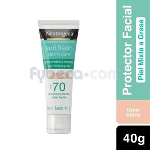 Protector-Solar-Facial-Tono-Claro-Neutrogena-Sun-fresh-Derm-Care-FPS70-40g-imagen