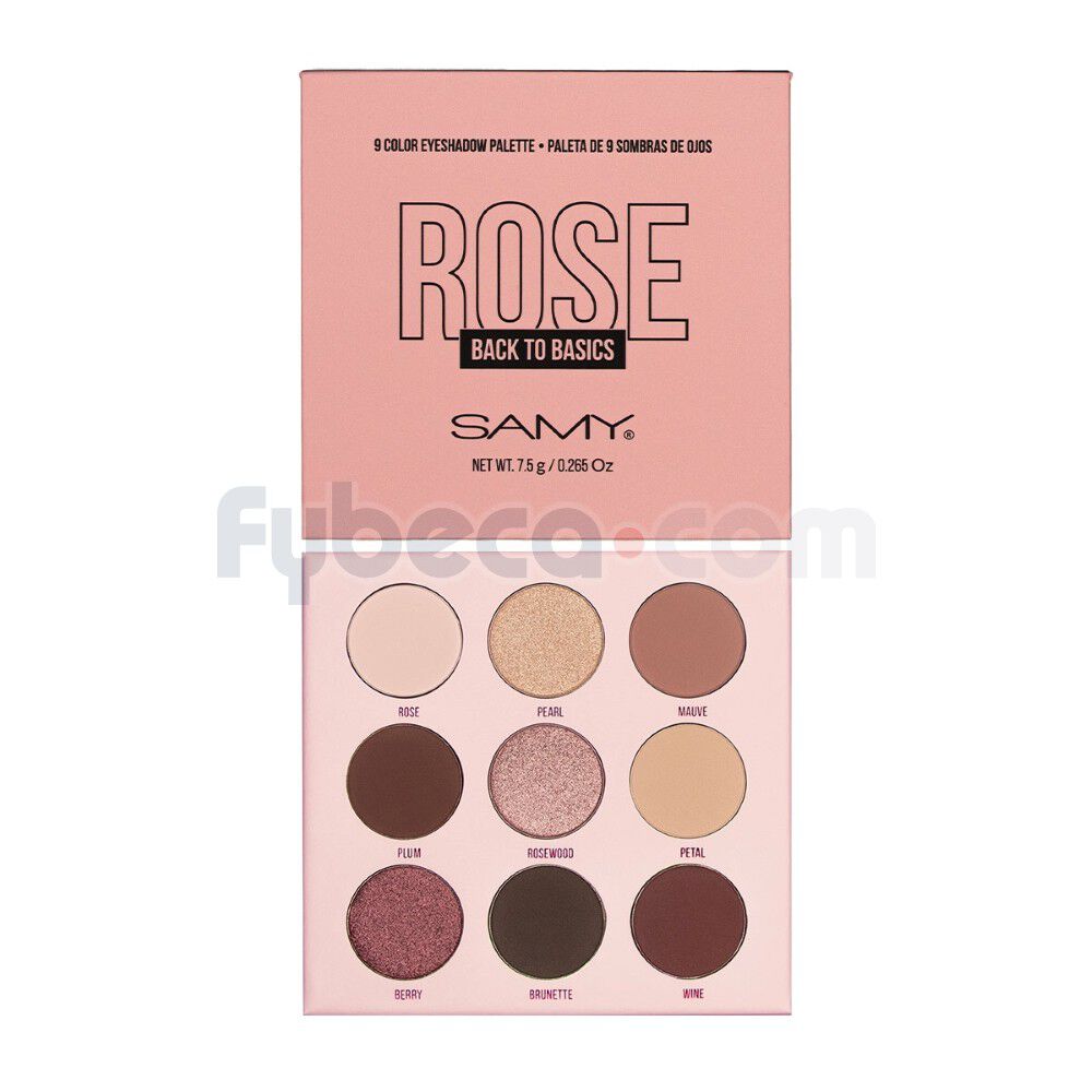 Paleta-X-9-Sombras-De-Ojos-Samy--9.-Rose-imagen