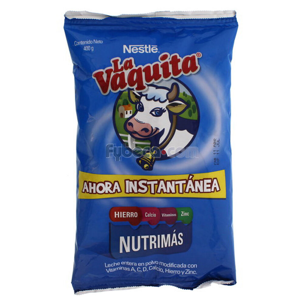 Leche En Polvo La Vaquita 400 G Unidad