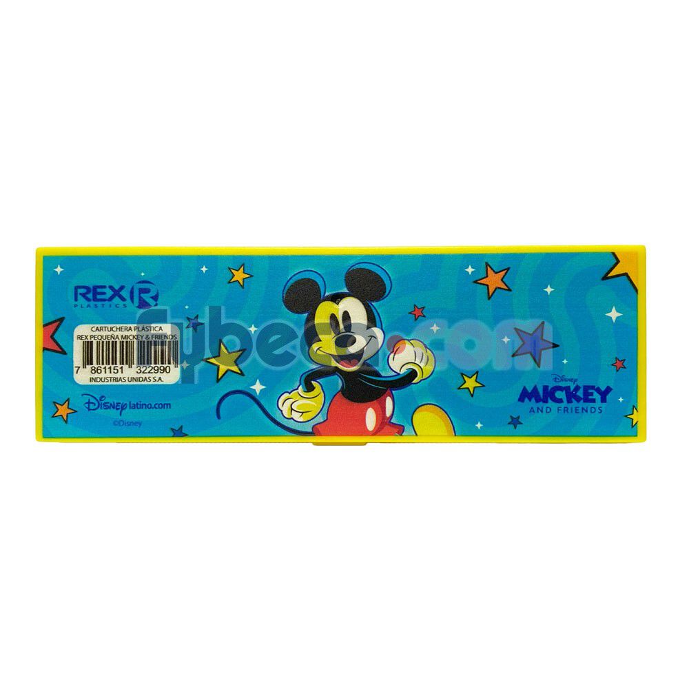 Cartuchera-Pl&atilde;?Stica-Rex-Peque&ntilde;a-Mickey-Y-Friends-imagen-1