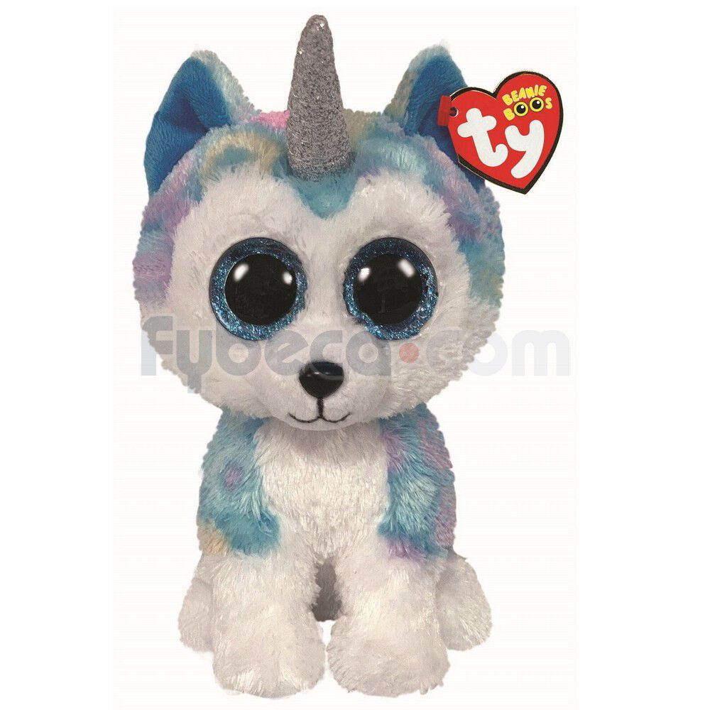 Ty-Beanie-Boos-36458-Helena-La-Husky-Con-Cuerno-Boo-Mediano-imagen