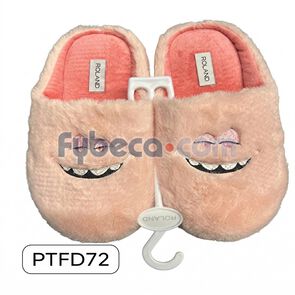 Pantufla-Dama-Planta-De-Eva--Coral-Carita-T-37-imagen