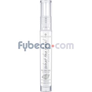 Rellenador-De-Labios-What-The-Fake-4.2-Ml-Glass-Shine-Plumping-Lip-Filler-01-Essence-imagen