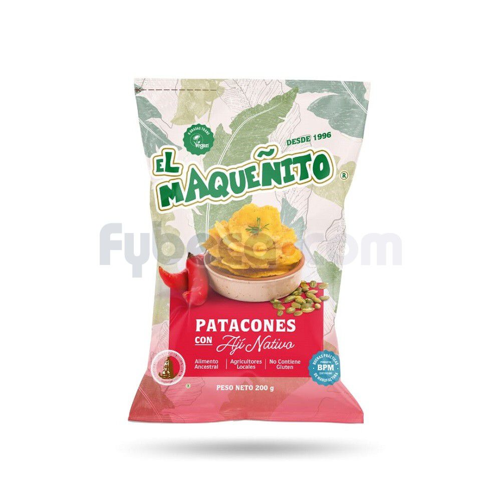 Patacon-Con-Aji-El-Maque&ntilde;ito-Funda-200-G-imagen