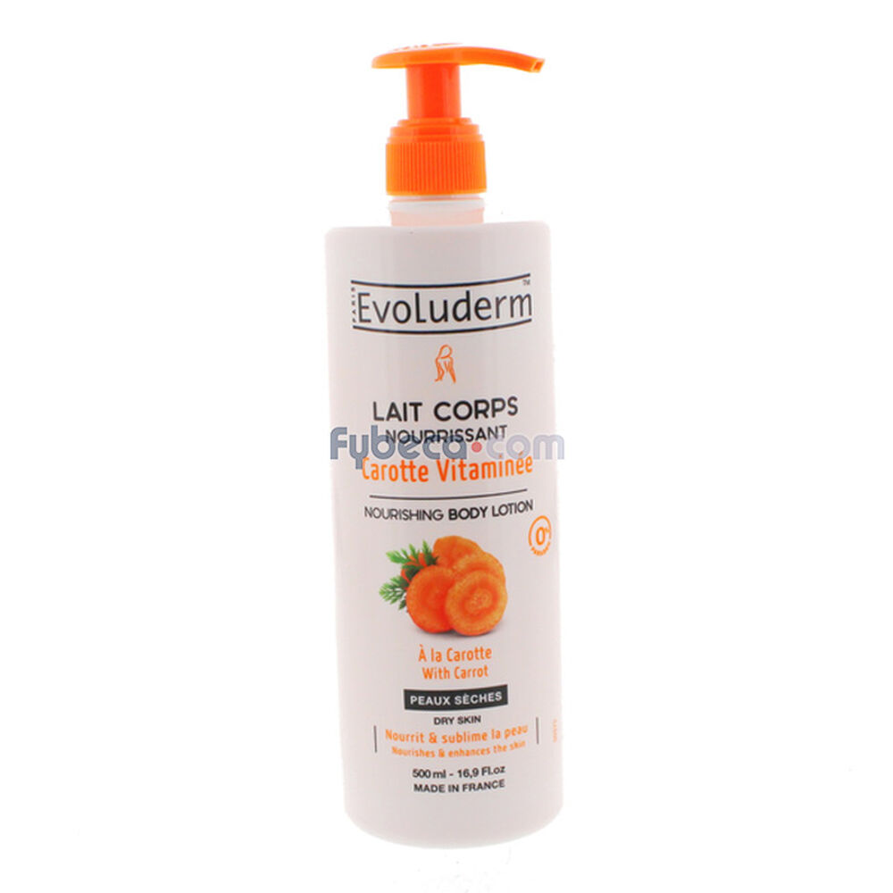 Loción-Evoluderm-Corporal-Zanahoria-Y-Vitaminas-500-Ml-Frasco--imagen