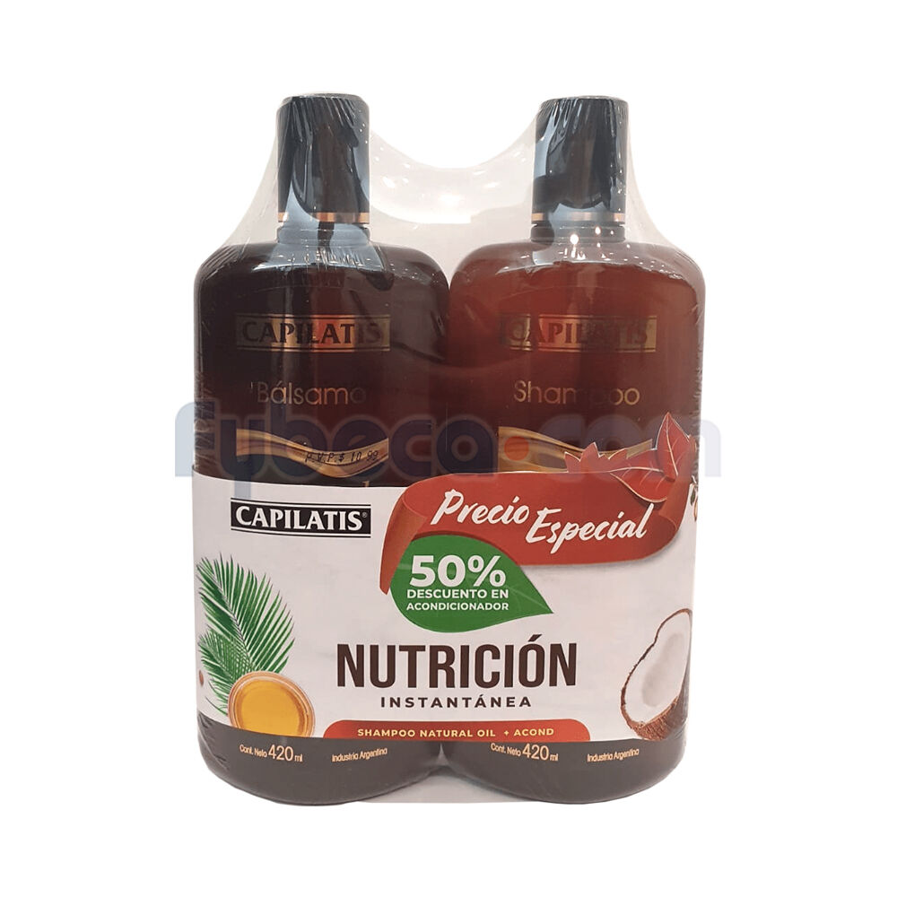 Shampoo-+-Acondicionador-Capilatis-Natural-Oil-420-Ml-Paquete-imagen