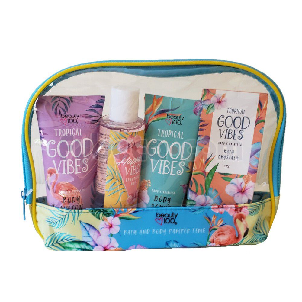 Set-De-Lociones-Corporales-Bath-And-Body-Pamper-Time-150-Ml-+-180-Ml-+-150-Ml-+-50-G-Unidad-imagen