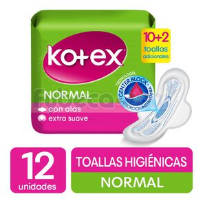 Toallas-Sanitarias-Kotex-Normales-Con-Alas-Promoción-Paquete-imagen