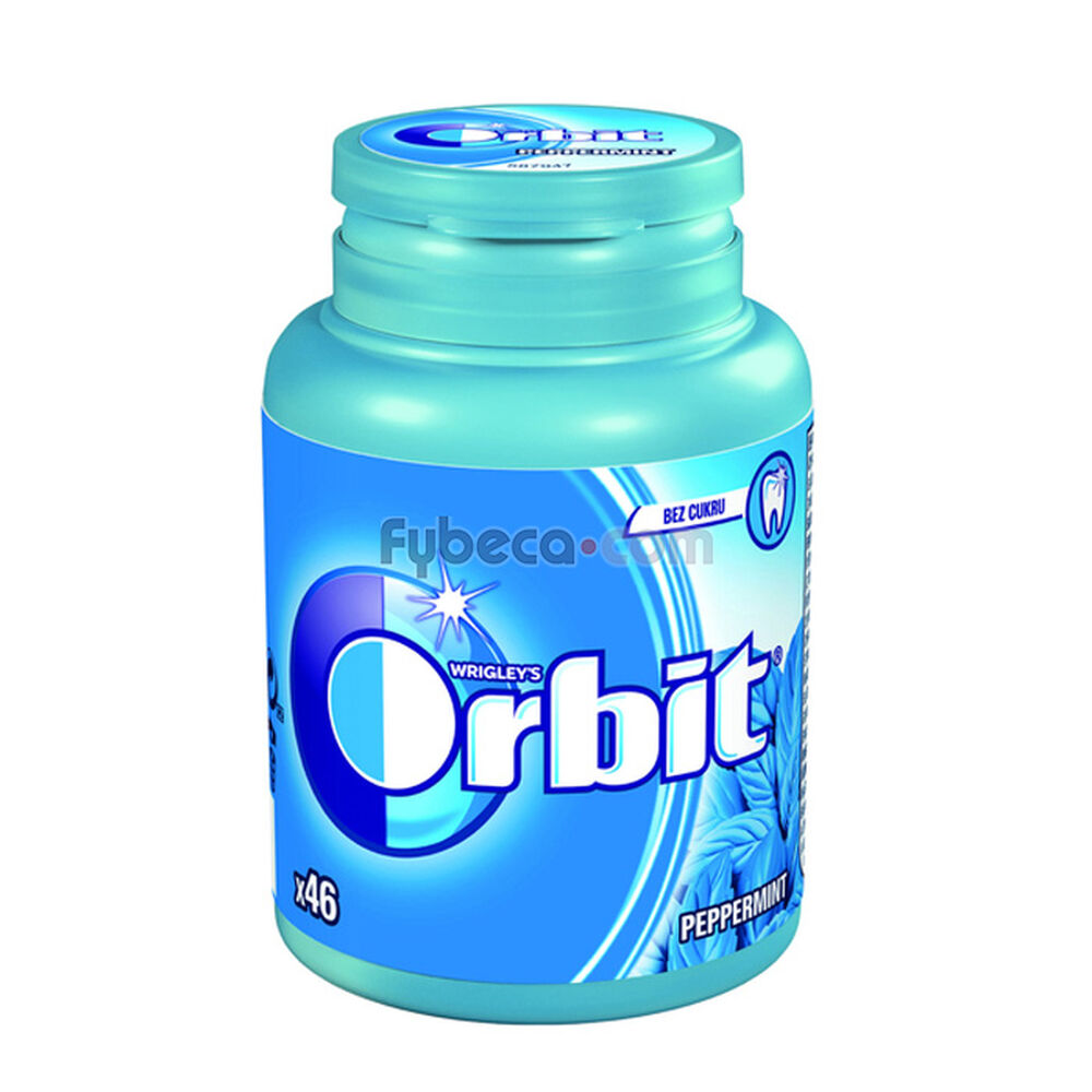 Chicle-Orbit-Menta-Sin-Azúcar-64-G-Unidad-imagen