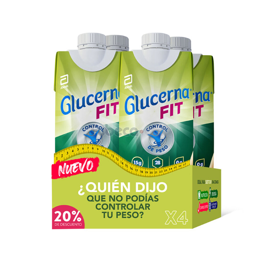 Glucerna-Fit-Vainilla-4-Pack-330-Ml-Tarro-imagen