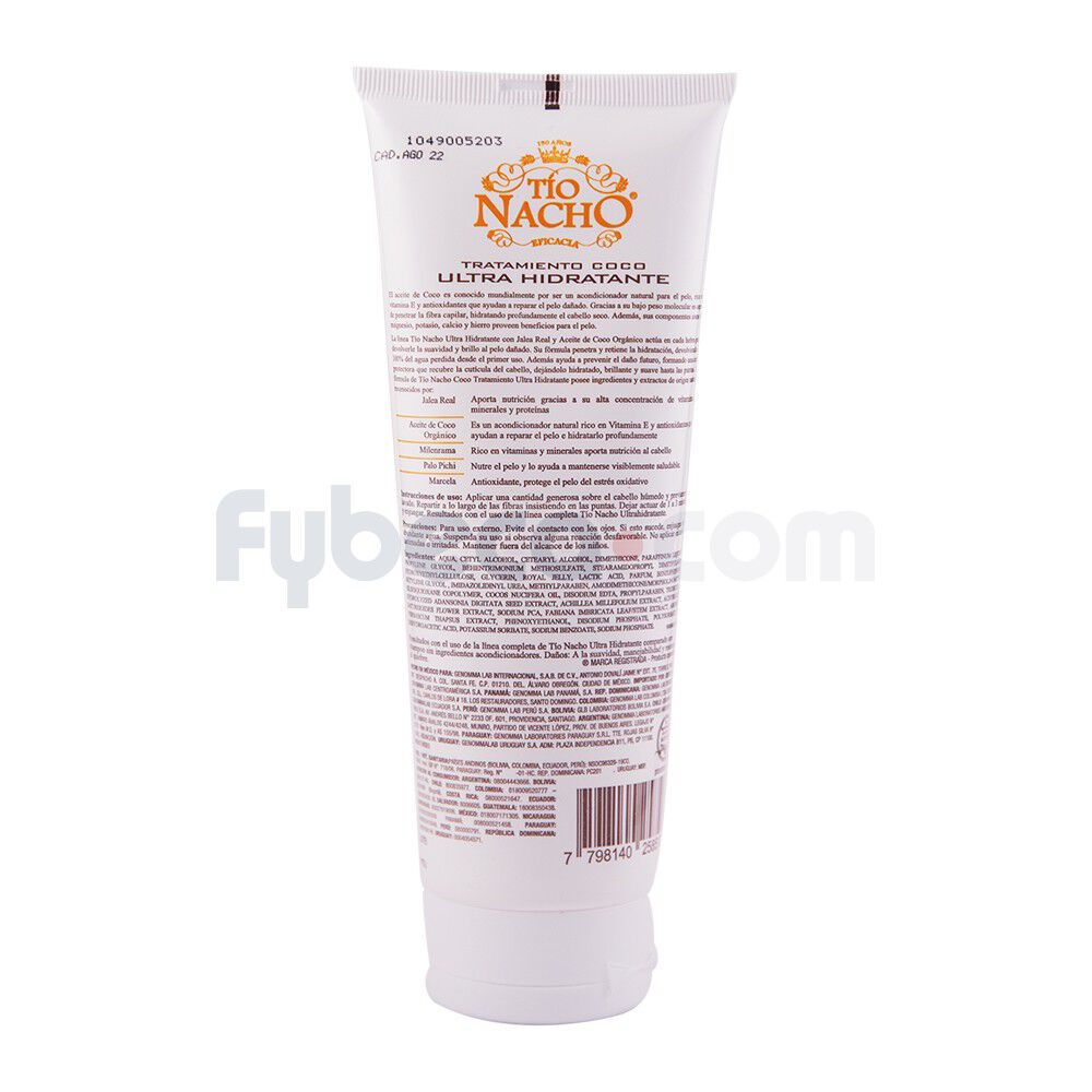 Tratamiento-Tío-Nacho-Ultrahidratante-Coco-415-Ml-imagen-2