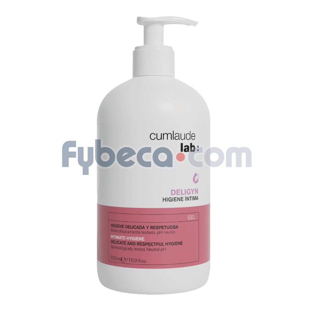 Gel-Higiene-&Iacute;ntima-Deligyn-Cumlaude-Lab-500-Ml-Unidad-imagen