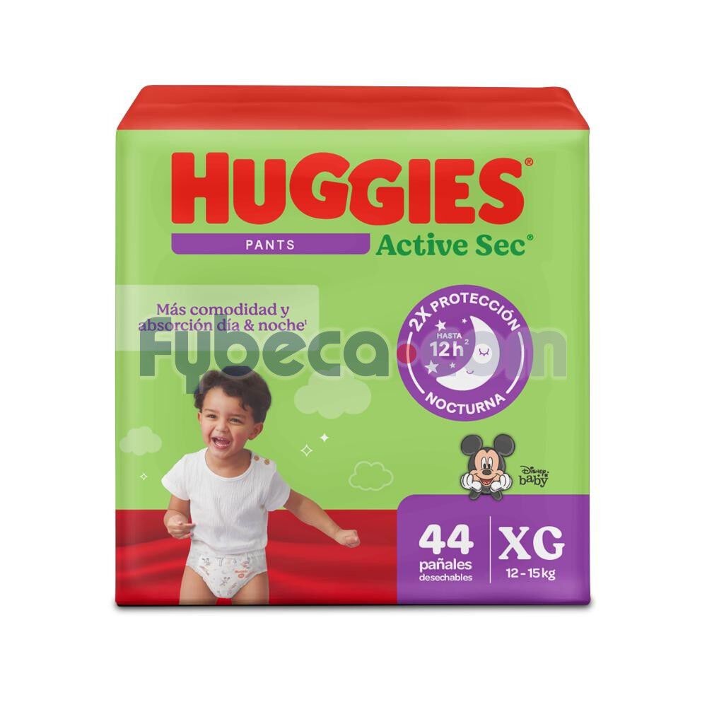 Pa&ntilde;ales-Huggies-Active-Sec-Xtra-Flex-XG-Paquete-imagen-1