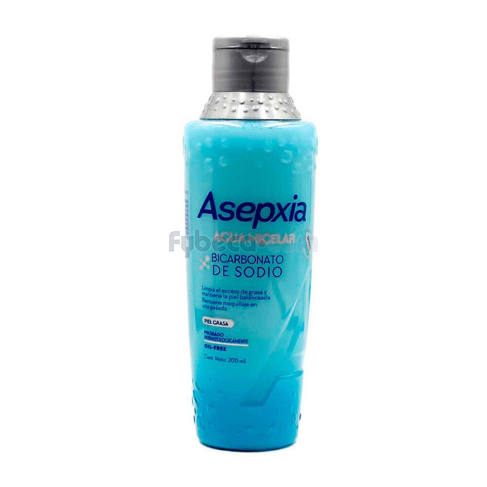 Agua-Micelar-Asepxia-Bicarbonato-De-Sodio-200-Ml-Botella-imagen