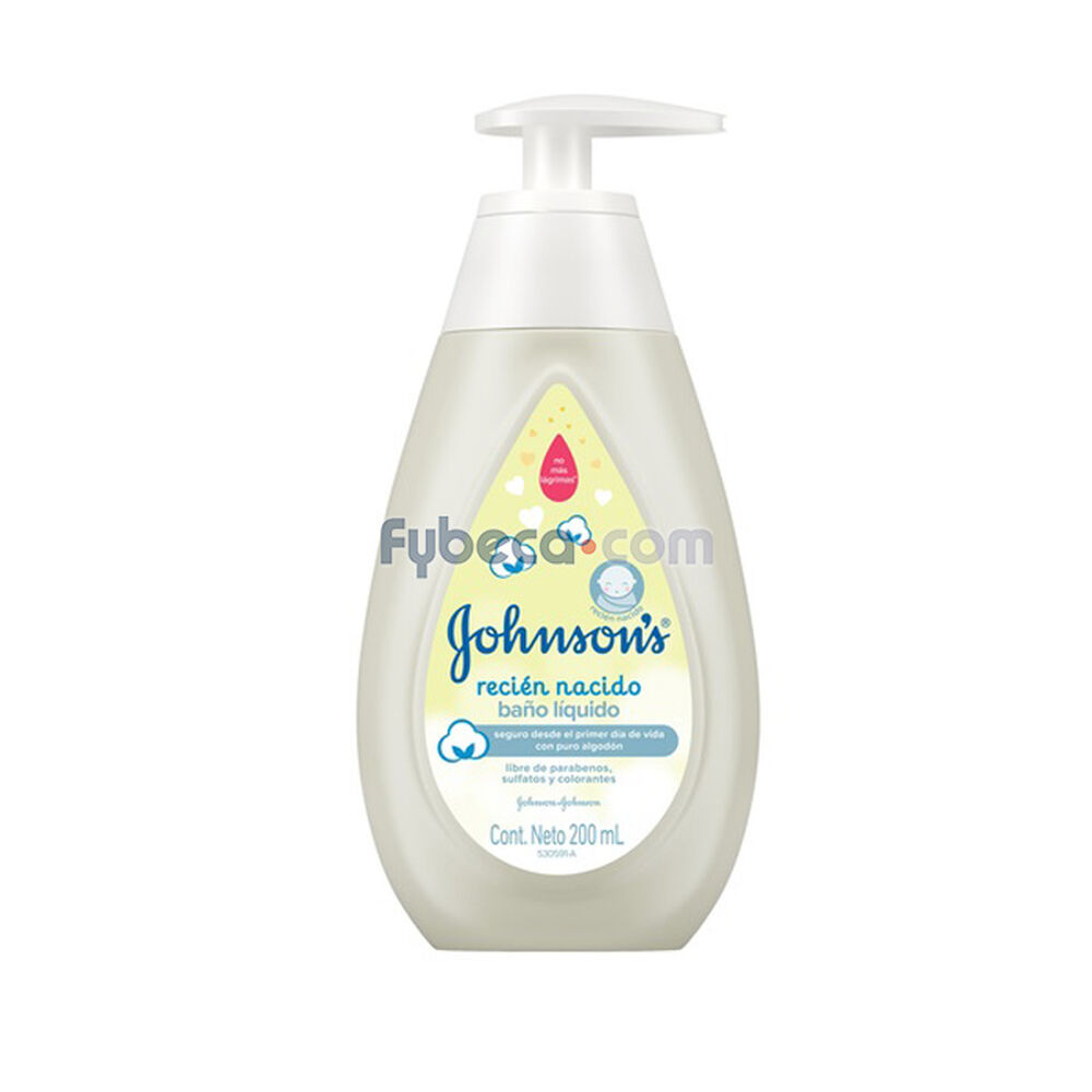 Baño-Líquido-Johnson´S-Baby-Recién-Nacido-200-Ml-Frasco-imagen
