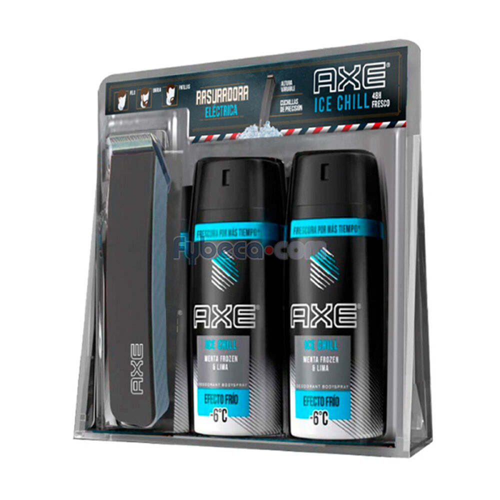 Desodorante-Axe-Body-Ice-Chill-Y-Rasuradora-Paquete-imagen