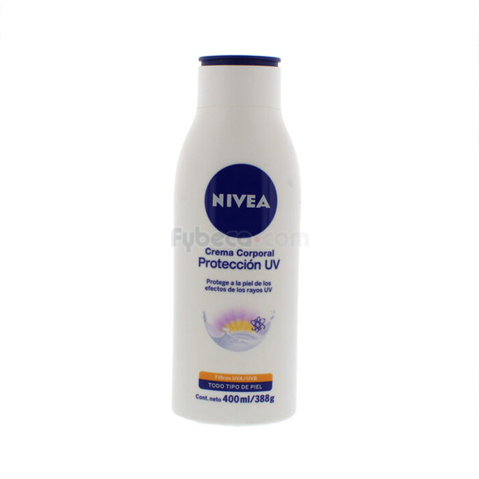 Crema Nivea Corporal Protección Uv 400 Ml Frasco | Fybeca