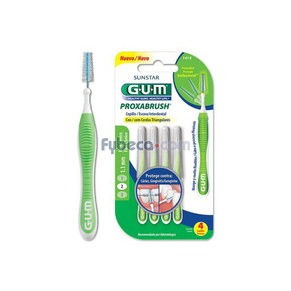 Cepillo-Interdental-Gum-Proxabrush-1.1-Mm-Paquete-imagen