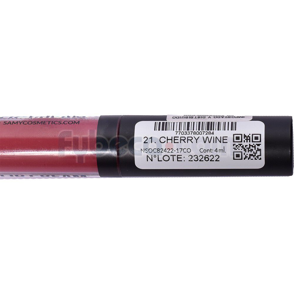 LABIAL-LIQUIDO-MATE-SAMY-21-CHERRYWINE-imagen-3