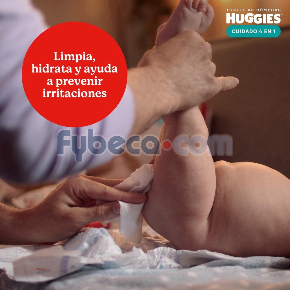 Toallitas-H&uacute;medas-Huggies-Cuidado-4-en-1-Desechables-240-Un-imagen-2