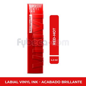 Labial-Líquido-Maybelline-Ny-Vinyl-Ink-Red-Hot-25-imagen