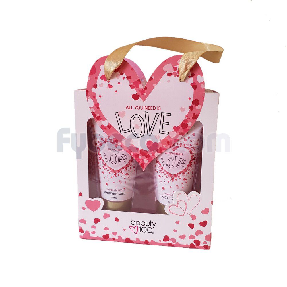 Loción-Corporal-+-Gel-De-Ducha-Valentines-Collection-Bath-Gift-Set-55-Ml-+-55-Ml-Unidad-imagen