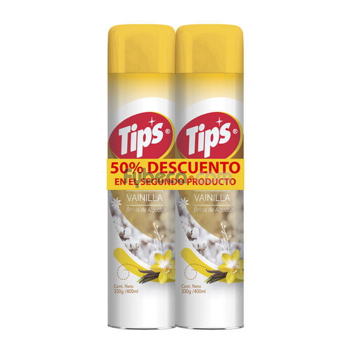 Ambientador Tips Besos Algod n 400 Ml Paquete Fybeca