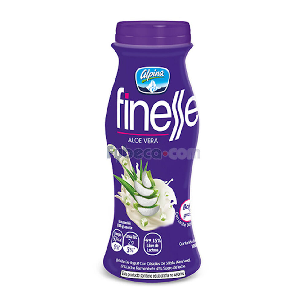 Yogurt-Bebible-Alpina-Finesse-Aloe-Vera-180-Ml-Botella-imagen