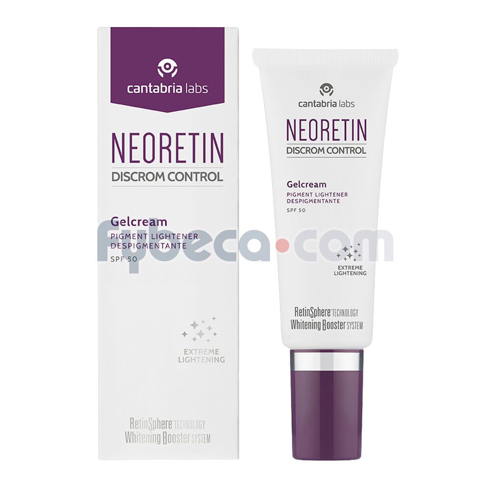 Neoretin--Discrom-Gelcream-Spf50-Tubo-40-Ml-imagen