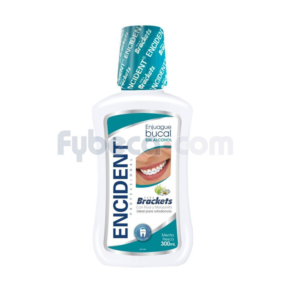 Enjuague-Bucal-Medicado-Encident-Brackets-300-Ml-Frasco-imagen