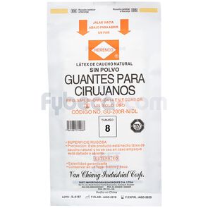 Guante-Esteril-Herenco-Sin-Polvo-Talla-8-C/50-imagen