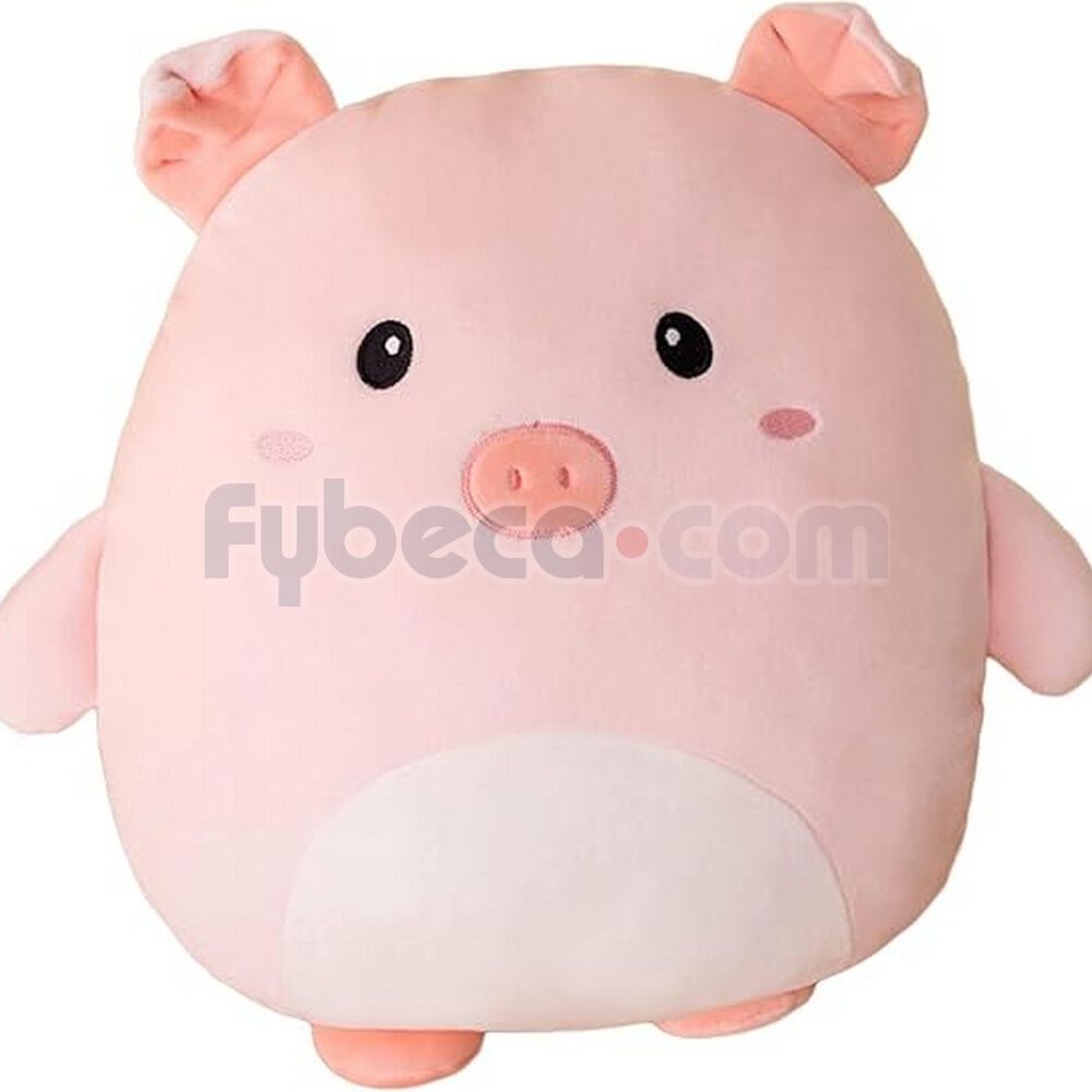 Almohada-Peluche-Cerdito-Glow-Rosado-40Cm-C-120136-imagen