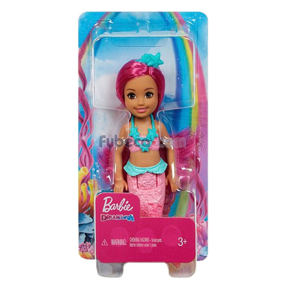 Muñeca-Barbie-Chelsea-Sirena-Surtida-Mattel-Caja-imagen-1