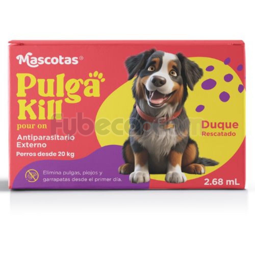 Pulga-Kill-Pour-On-Antipara.-Externo-Perros-20-Kg-Pipeta-2.68-Ml-C/1-imagen