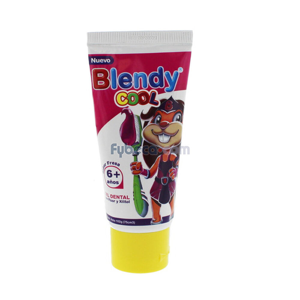 Pasta-Dental-Blendy-Cool-Niños-Sabor-Fresa-102-G-Tubo-imagen