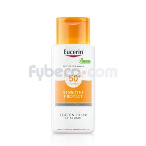 Protector-Solar-Sun-Lotion-Sensitive-Protect-Textura-Muy-Ligera-Fps-50+-150-Ml-1-Unidad-imagen