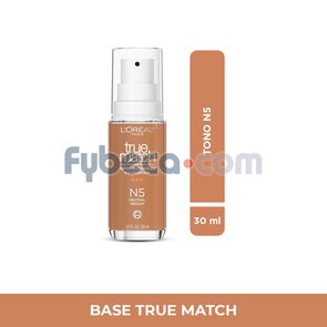 L'Or&eacute;al-True-Match-Base-L&iacute;quida-Tono-Neutral-Medium-N5/1-imagen