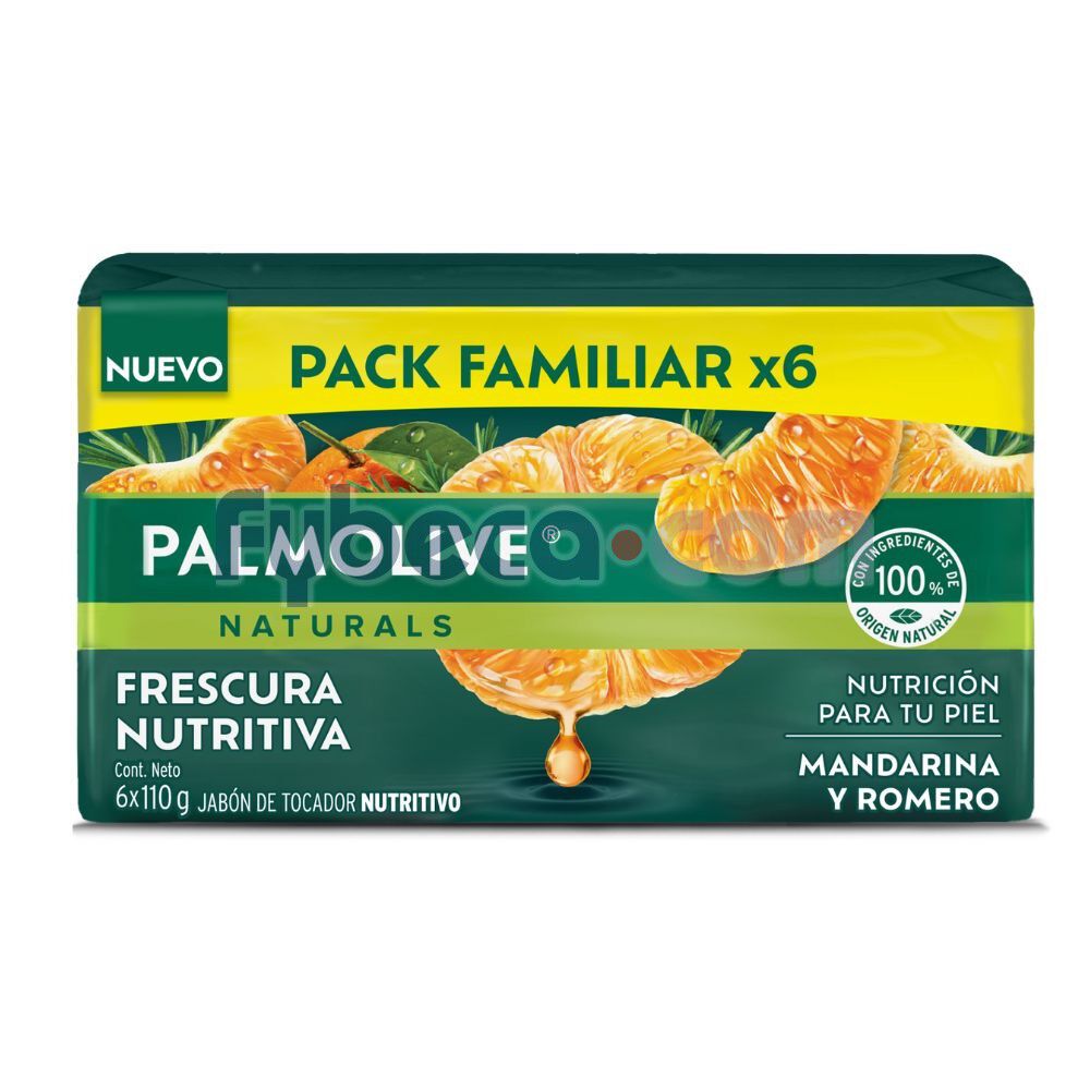 Jab&oacute;n-en-Barra-Palmolive-Mandarina-y-Romero-6-x-110g-imagen