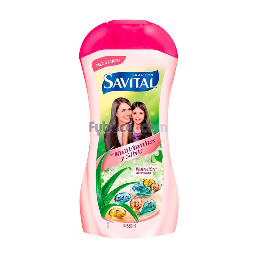 Shampoo-Savital-Multivitaminas-550-Ml-Frasco-imagen