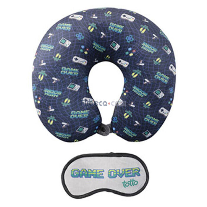 Almohada Totto Gameru Azul Estampada Unidad | Fybeca