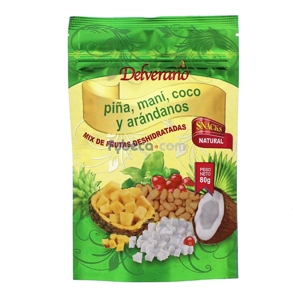 Snack-Delverano-Piña-Maní-Coco-Arándanos-80-G-Unidad-imagen