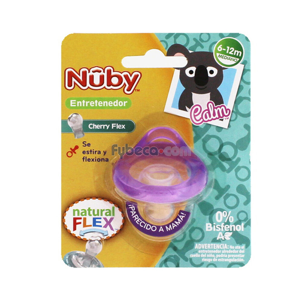 Chupón-Nuby-Cherry-Flex-6-A-12-Meses-Unidad-imagen