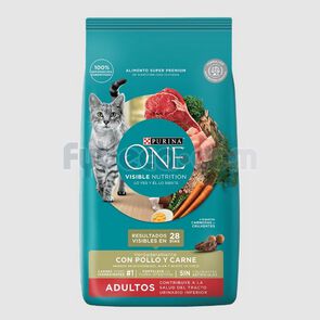 Alimento-Purina-One-Gatos-Adultos-Pollo-Y-Carne-2Kg-imagen