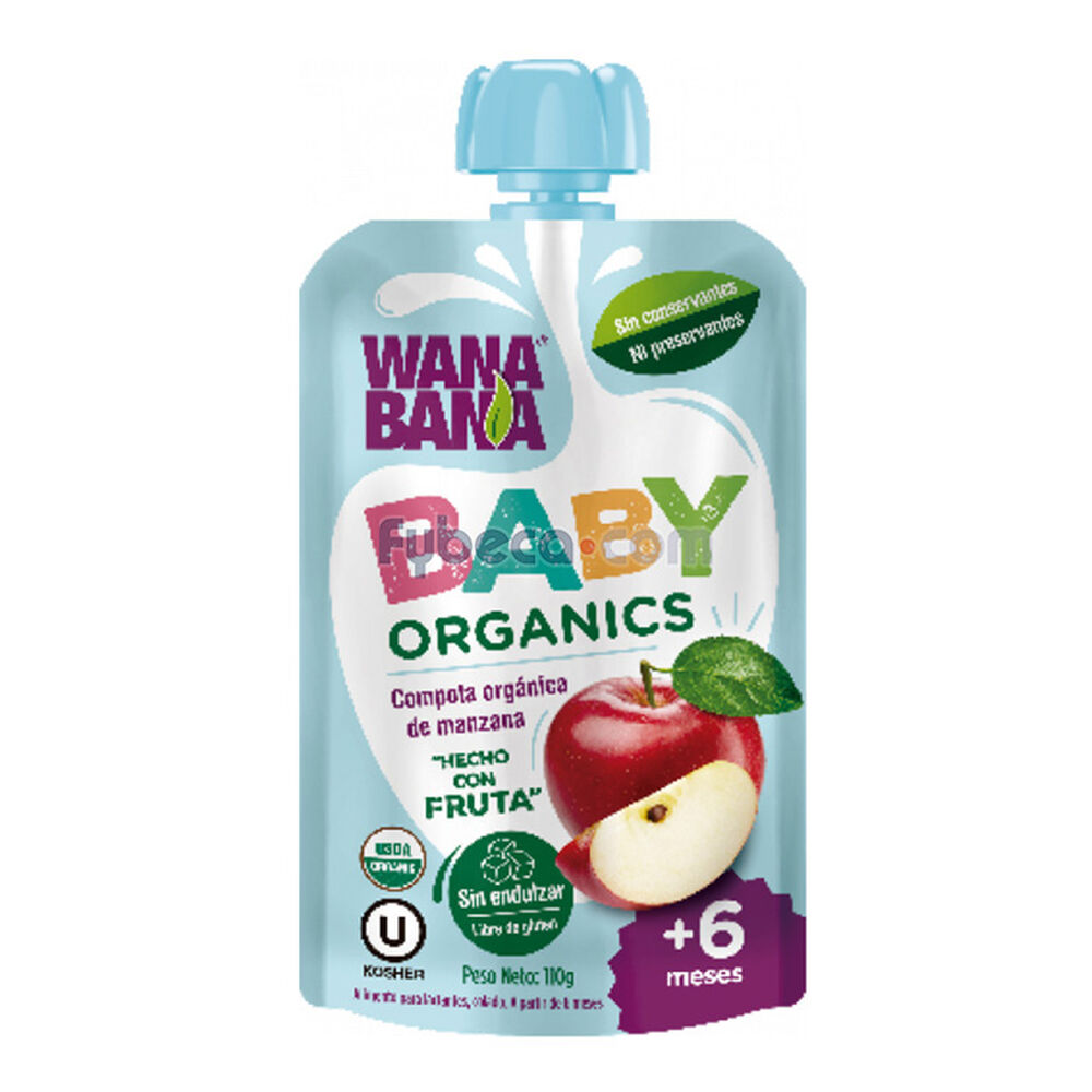Puré-Wanabana-Baby-Orgánica-Manzana-110-G-Unidad-imagen