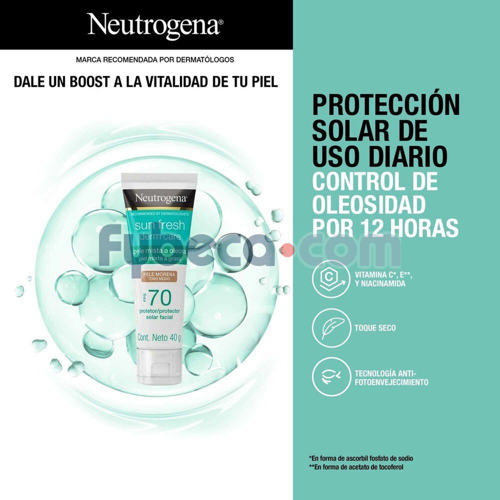 Protector-Solar-Facial-Tono-Medio-Neutrogena-Sun-fresh-Derm-Care-FPS70-40g-imagen-4