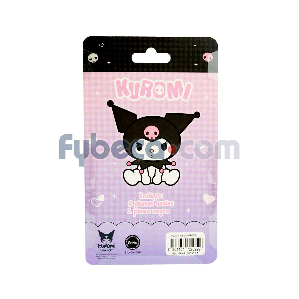 Pluma-Ideal-Kuromi-3U-imagen-2