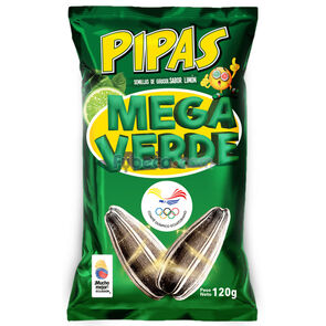 Semillas-De-Girasol-Mega-Verde-Sabor-Limón-120-G-Bolsa-Unidad-imagen