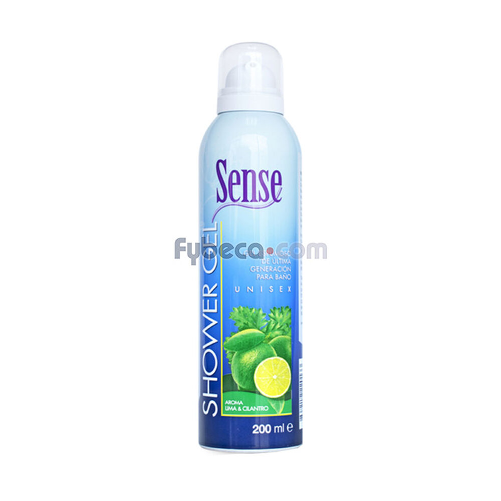 Gel-De-Ducha-Sense-Lima-&-Cilantro-200-Ml-Unidad-imagen