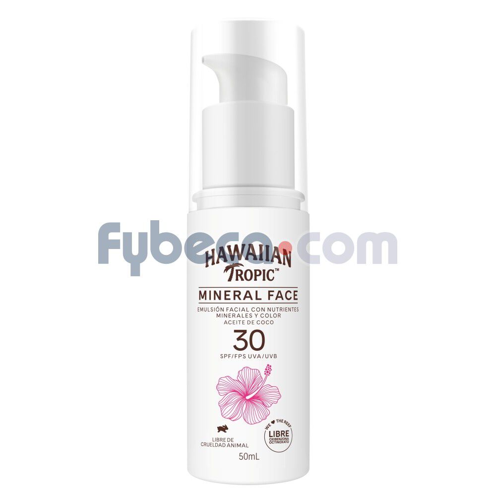 Hawaiian-Tropic-Bloqueador-Mineral-Face-Spf-30-50ml-imagen